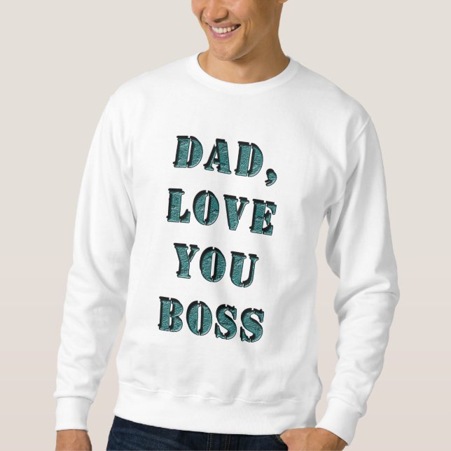 SUDADERA PAPÁ, TE AMO JEFE 1 (Anverso)