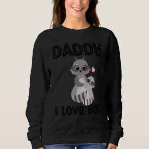 Sudadera Papá te amo Raccoon Dad niños se burlan del día de