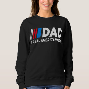 Sudadera Papá un verdadero héroe norteamericano feliz Día d