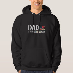 Sudadera Papá, un verdadero héroe norteamericano orgulloso