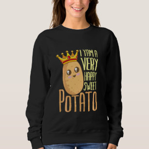 Sudadera Papa vegetal Feliz Yam Sweet Farm