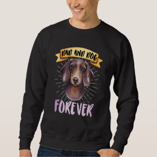 Sudadera Papá Y El Perro Dachshund Sweat