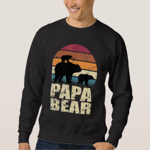 Sudadera Papabear Gemini Bears Camping Family Papa Bear Vin