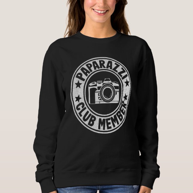 Sudadera Paparazzi Club Member Photographer Camera  Photogr (Anverso)