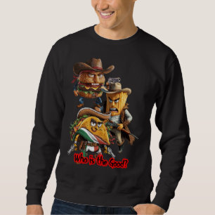 Sudadera Papas fritas, Taco y Hamburguesa, estilo vaquero e