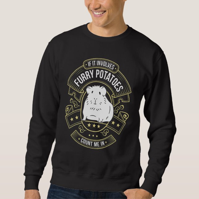 Sudadera Papas Peludas   Conejillo de Indias (Anverso)