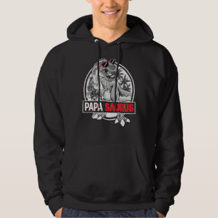Sudadera Papasauro T Rex Dinosaur Funny Familia Papa Saurus