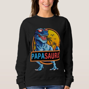 Sudadera Papasaurus Rex Dinosaur Papa Saurus Día del Padre
