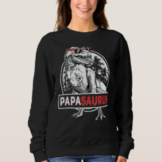 Sudadera Papasaurus Rex Dinosaur Papa Saurus Fami del Padre