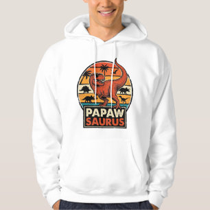 Sudadera Papawsaurus Diseño Vectorial Retro Dinosaurio Atar