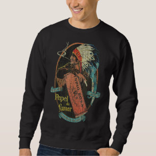 Sudadera Papel De Fumar Indio Rosa 1929