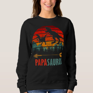 Sudadera Papel de Papasauro T Rex Dinosaur Saurus
