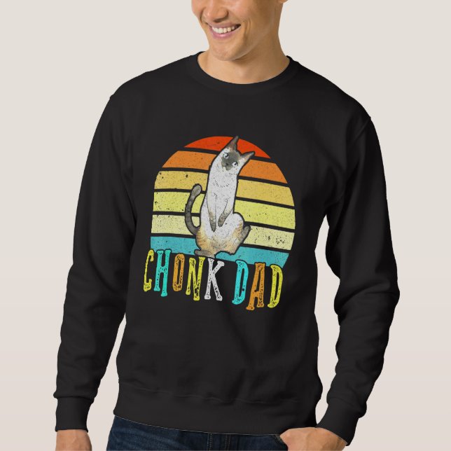 Sudadera Papel retro papi gato choncho meme memes gatos mem (Anverso)