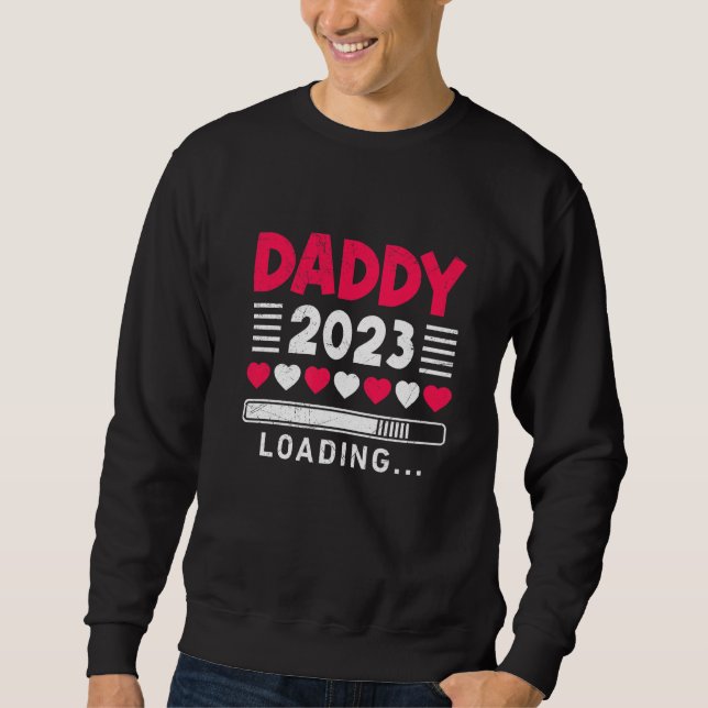 Sudadera Papi 2023 cargando a papá para ser (Anverso)