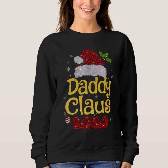 Sudadera Papi Claus Navidades Familia Pajama Matando Navida (Anverso)