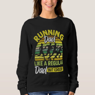 Sudadera Papi CORRIENDO PAPÁ COMO UN PAPÁ REGULAR Divertido