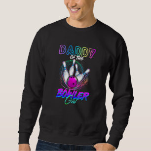 Sudadera Papi De La Bola De La Familia Del Chica Bowler