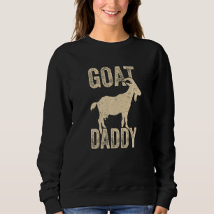 Sudadera Papi de la cabra de los hombres, el papá más grand