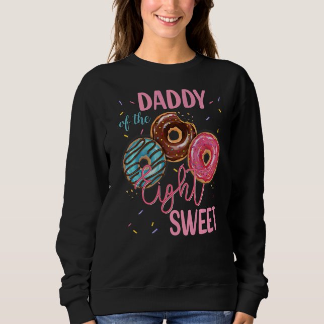 Sudadera Papi De La Dulce Octava Fiesta De Cumpleaños Del D (Anverso)