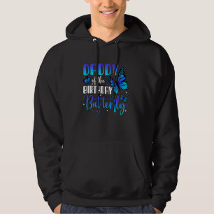 Sudadera Papi De La Mariposa De Cumpleaños Cuta El Primer C