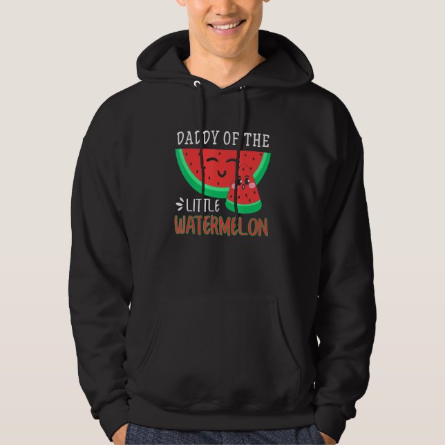 Sudadera Papi De La Pequeña Melón Melón De La Familia Match (Anverso)
