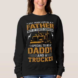 Sudadera Papi De Los Hombres Y Un Camionero Cita Semi Condu