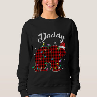 Sudadera Papi de papel rojo oso juego búfalo pajama
