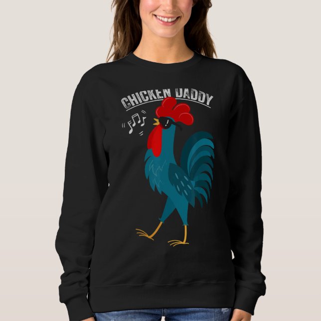 Sudadera Papi de pollo macho padre padre padre padre padre  (Anverso)