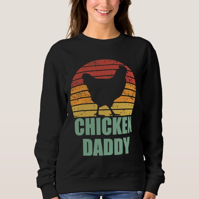 Sudadera Papi de pollo Vintage (Anverso)