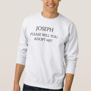 Sudadera Papi de Regalo POR FAVOR ADÓPTAME Propuesta de Ado