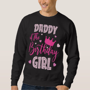 Sudadera Papi Del Chica De Cumpleaños Cute Fami De Coincide
