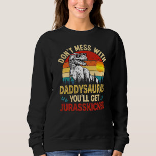 Sudadera Papi disgustado papi dinosaurio Rex Saurus padre
