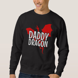 Sudadera Papi Dragón Mítica y Legendaria Criatura del padre