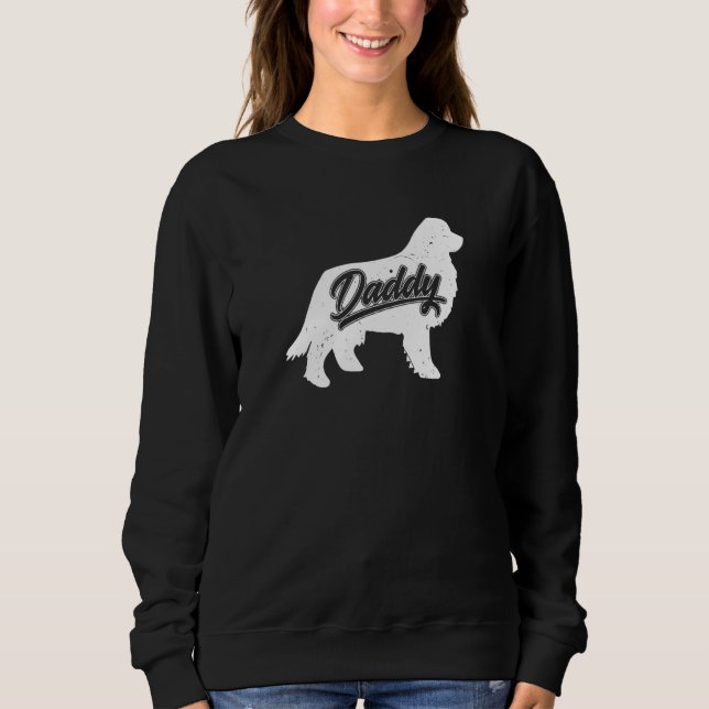 Sudadera Papi Dueño De Perro En Terranova (Anverso)