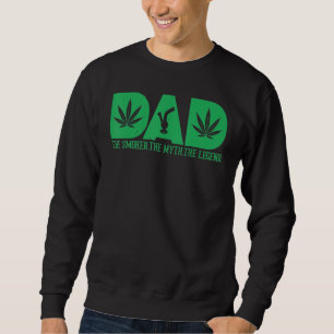 Sudadera Papi el fumador el mito el día del padre de la ley