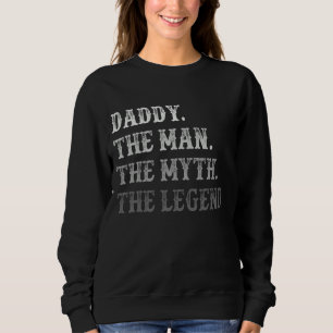 Sudadera Papi El Hombre El Mito De La Leyenda Papá Vintage