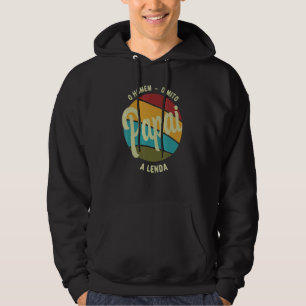 Sudadera Papi El Hombre El Mito La Leyenda Pai Brasileiro B
