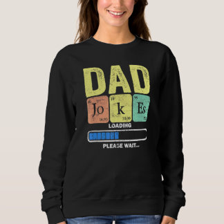 Sudadera Papi papá Chistes cargando periódicamente 2