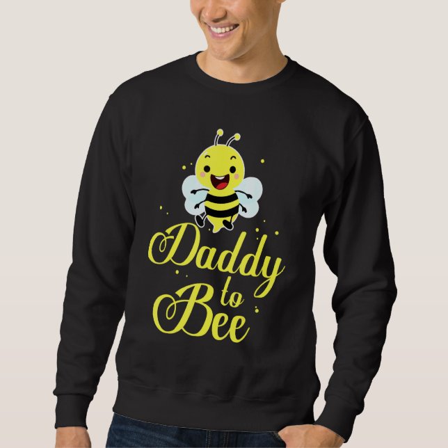 Sudadera Papi Para Ser Un Padres De Abeja Cuesta Día Embara (Anverso)