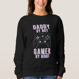 Sudadera Papi por día Jugador por juego de noche nuevo padr