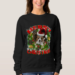Sudadera Papillon Feliz Navidad Para Perro Mamá Perro Papá