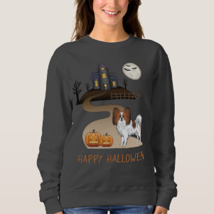 Sudadera Papillon Sable Rojo y Casa Embrujada de Halloween