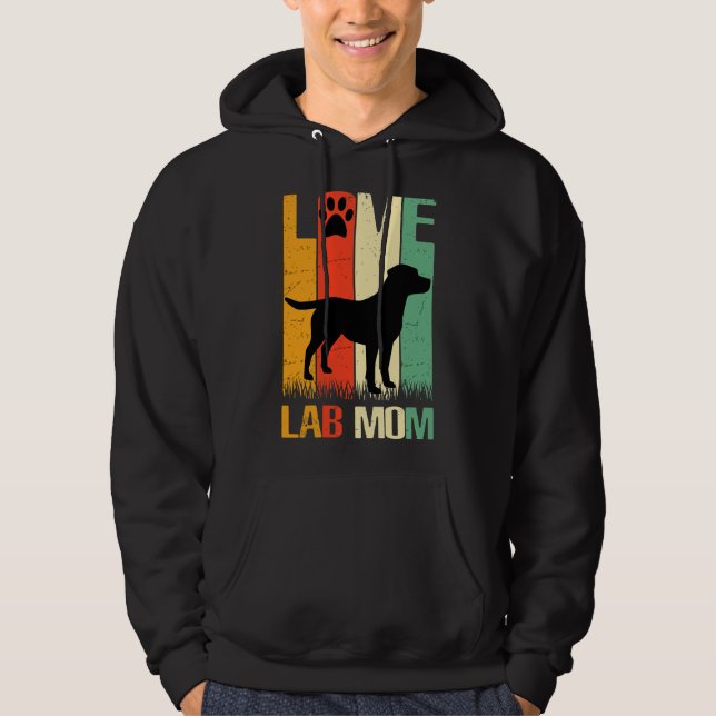 Sudadera Papla Cuta Imprimir Labrador Recuperador De Labora (Anverso)