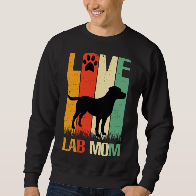 Sudadera Papla Cuta Imprimir Labrador Recuperador De Labora (Anverso)