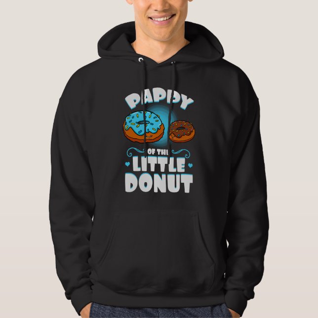 Sudadera Pappy Of The Little Donut Gender Reveal Announceme (Anverso)