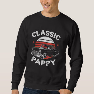Sudadera Pappy Vintage Retro Classic Funny Car Lover Enthus