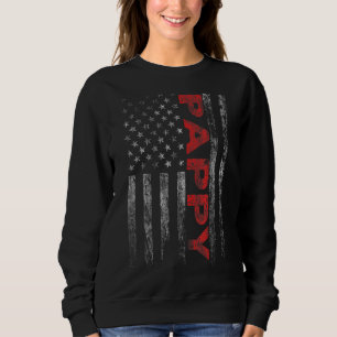 Sudadera Papúa de cosecha masculina con el abuelo de la ban