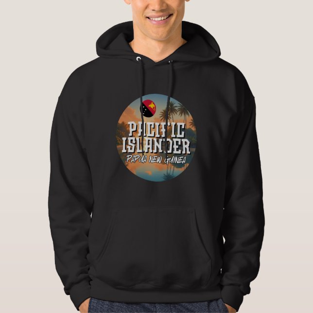 Sudadera Papúa Nueva Guinea PNG Hoodie Long Sleeve (Anverso)