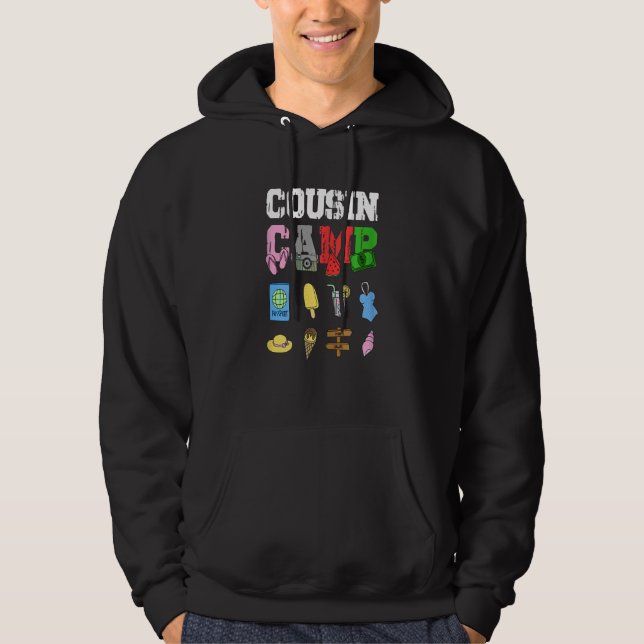 Sudadera Paquete De Campamento De Primos Para Vacaciones De (Anverso)