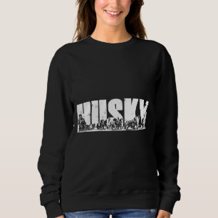 Sudadera Paquete Siberian Husky Sled Dog Con Eskimo